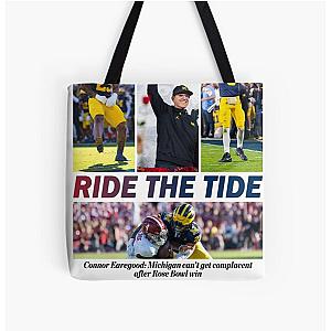 The Michigan Daily Sports Monday 1324 (Rose Bowl) All Over Print Tote Bag