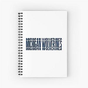 michigan wolverines Spiral Notebook