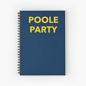 Poole Party Michigan Basketball Jersey T-shirt Spiral Notebook