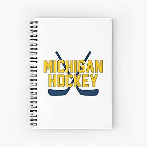 michigan hockey Spiral Notebook