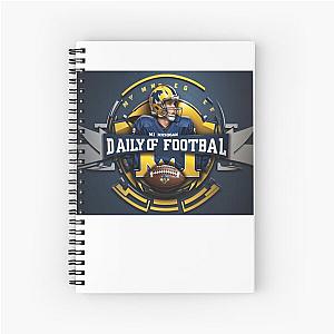 Michigan Daily Vintage - Unique University of Michigan Merch Spiral Notebook