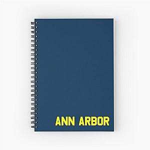 Ann Arbor Michigan Spiral Notebook