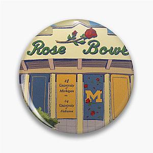 The Michigan Daily Rose Bowl Game Artwork Pin