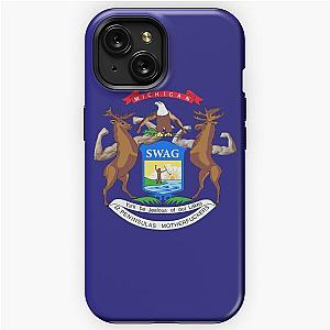 Michigan Flag Redone iPhone Tough Case