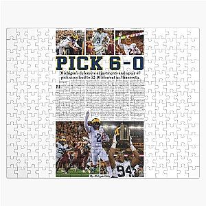 the michigan daily front cover Jigsaw Puzzle