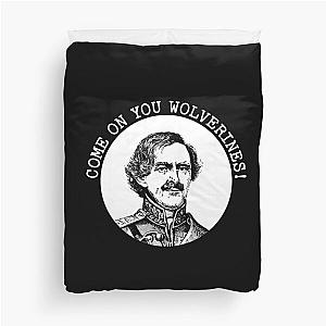 George Armstrong Custer Michigan Come On You Wolverines  Duvet Cover