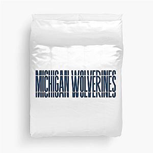 michigan wolverines Duvet Cover