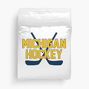 michigan hockey Duvet Cover