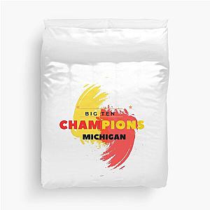 MICHIGAN Big 10 CHAMPIONS  Duvet Cover