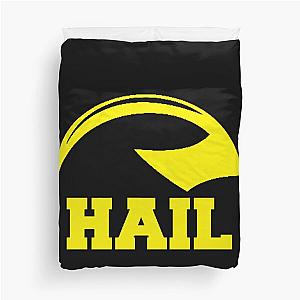 Hail Michigan Helmet Football Victors Duvet Cover