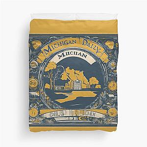 michigan daily Duvet Cover