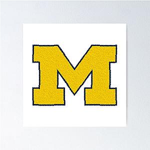 Michigan Wolverines Sketch Poster