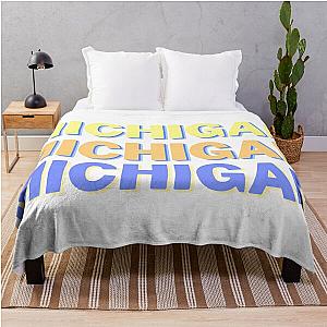 Michigan x 3 (2) Throw Blanket