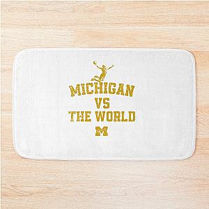 michigan vs the world Bath Mat