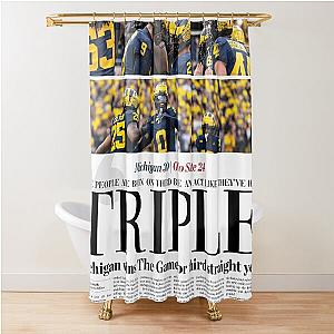 The Michigan Daily Front Cover 112923 (Michigan vs. OSU) Shower Curtain