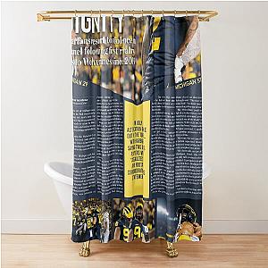 Michigan Daily Michigan vs. MSU Football Sports Monday Cover Shower Curtain