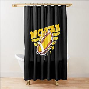 Michigan - football - cute Rug Shower Curtain