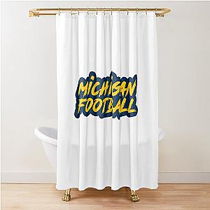 michigan football Shower Curtain