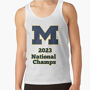 Michigan Wolverines 2023 National Champs  Tank Top