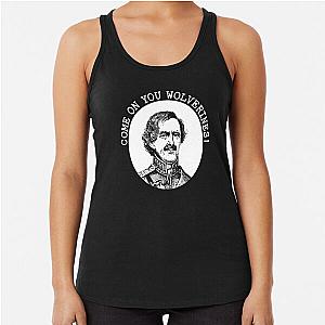 George Armstrong Custer Michigan Come On You Wolverines  Racerback Tank Top