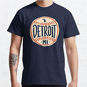 Detroit Michigan Hand Drawn Script Design Classic T-Shirt