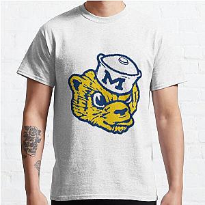 Michigan Wolverines Retro Sketch Classic T-Shirt