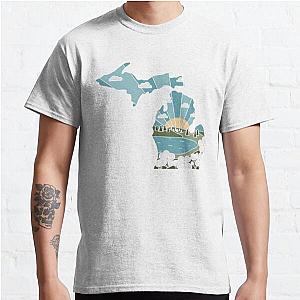 Michigan Illustrated Graphic Classic T-Shirt