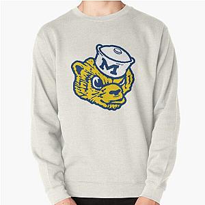 Michigan Wolverines Retro Sketch Pullover Sweatshirt