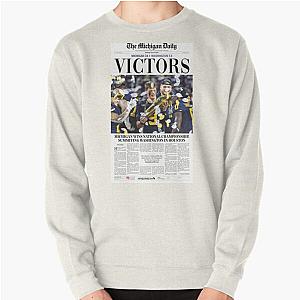 The Michigan Daily Front Cover 11024 (Michigan vs. Washington -- National Championship Game) Pullover Sweatshirt