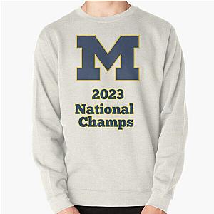 Michigan Wolverines 2023 National Champs  Pullover Sweatshirt