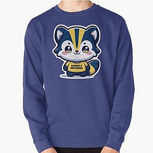 Cute Kawaii Michigan Wolverine Pullover Sweatshirt