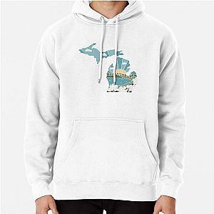 Michigan Illustrated Graphic Pullover Hoodie