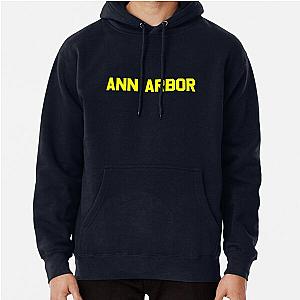 Ann Arbor Michigan Pullover Hoodie