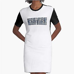 michigan wolverines Graphic T-Shirt Dress