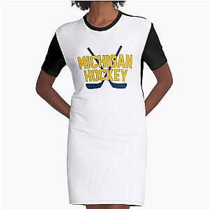 michigan hockey Graphic T-Shirt Dress