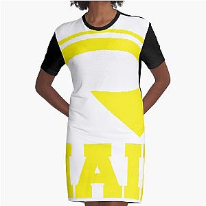 Hail Michigan Helmet Football Victors Graphic T-Shirt Dress