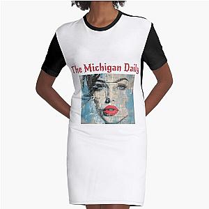 Michigan Daily Graphic T-Shirt Dress