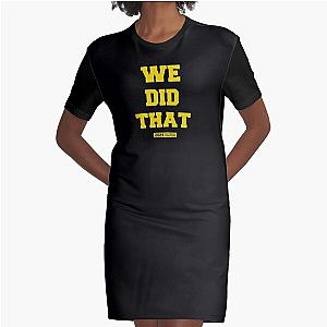 Michigan daily Graphic T-Shirt Dress