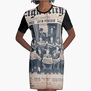 michigan daily vintage Graphic T-Shirt Dress