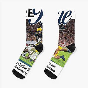 The Michigan Daily Front Cover 1324 (Rose Bowl) Socks