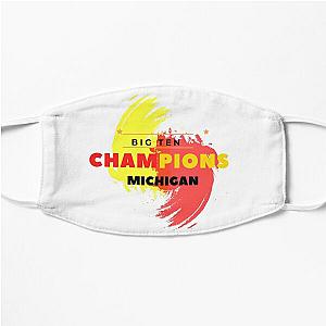 MICHIGAN Big 10 CHAMPIONS  Flat Mask