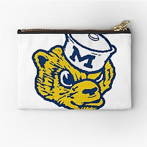 Michigan Wolverines Retro Sketch Zipper Pouch