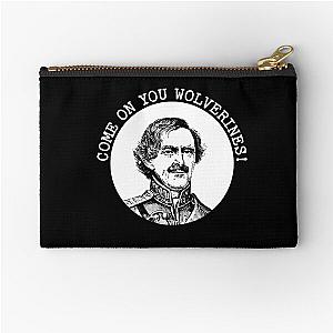 George Armstrong Custer Michigan Come On You Wolverines  Zipper Pouch