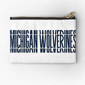 michigan wolverines Zipper Pouch