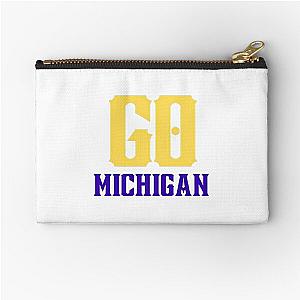 GO MICHIGAN GO Zipper Pouch