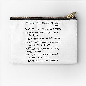 MICK JAGGER  handwritten lyrics Zipper Pouch