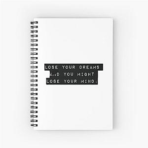 Mick Jagger Quote Spiral Notebook