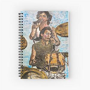 Mick Jagger and Charlie Watts The Rolling Stones  Spiral Notebook