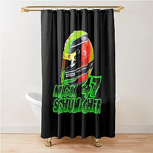 Mick Schumacher Shower Curtain