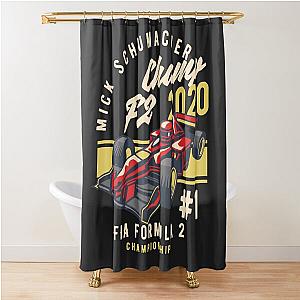 Mick Schumacher F2 Champion Shower Curtain